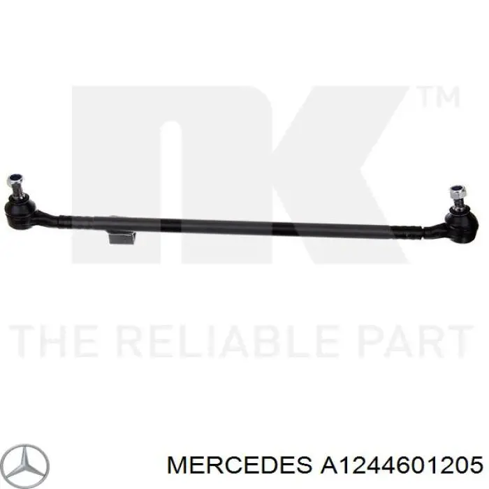 Barra central de dirección Mercedes A1244601205 precio, desde 30,27 EUR