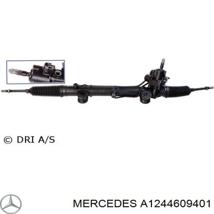A1244609401 Mercedes engranaje de dirección (reductor)