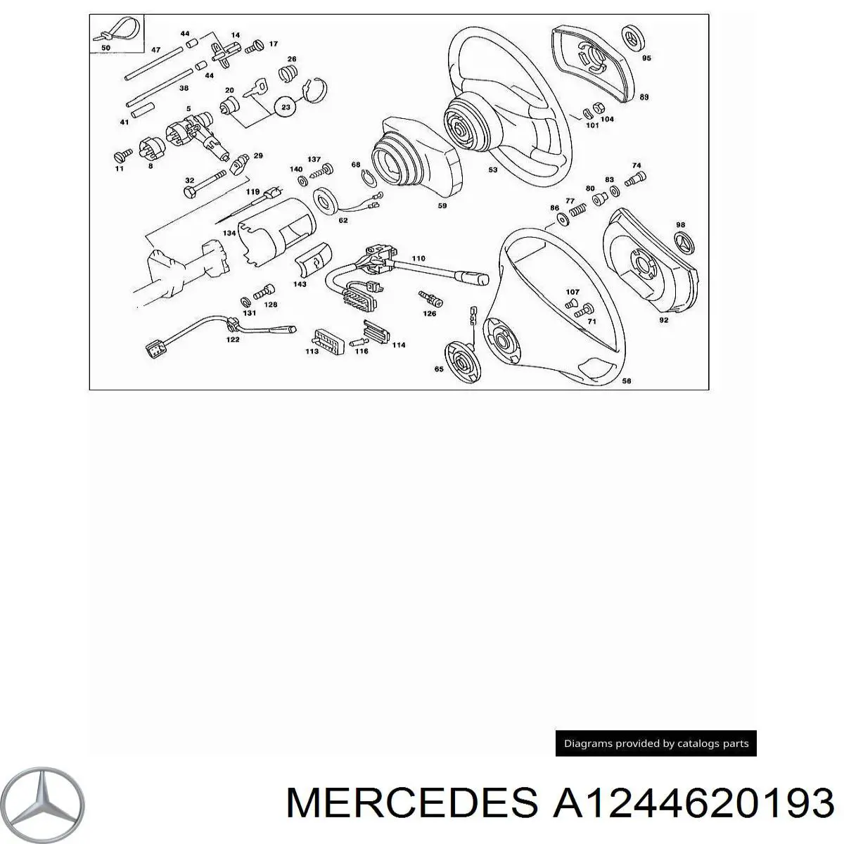 Interruptor de arranque Mercedes A1244620193 precio, desde 105,06 EUR