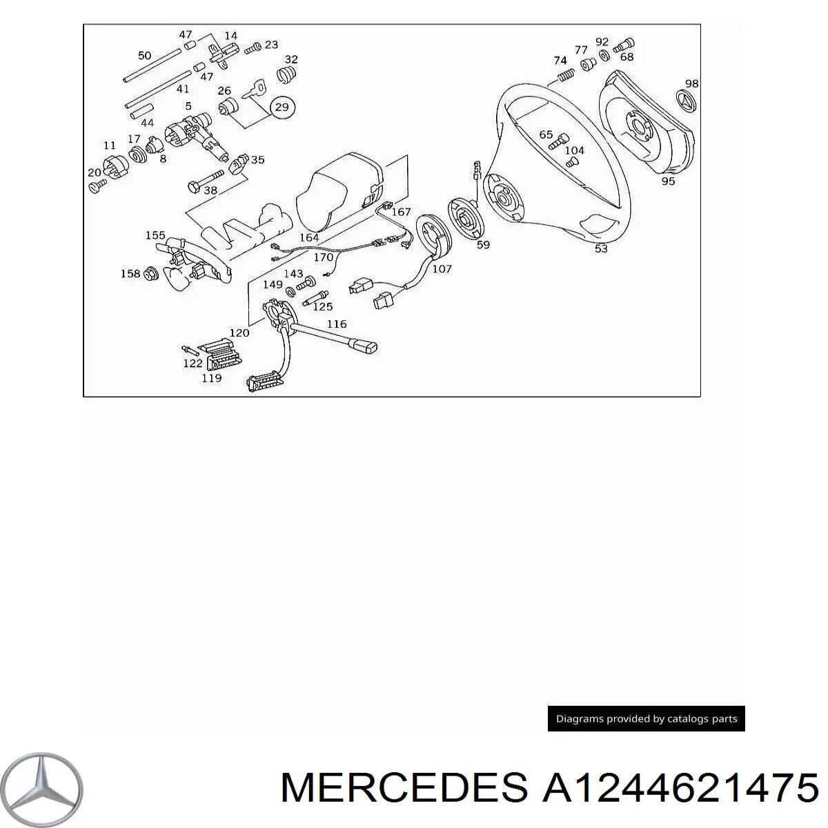  Mercedes A1244621475 precio, desde 29,57 EUR