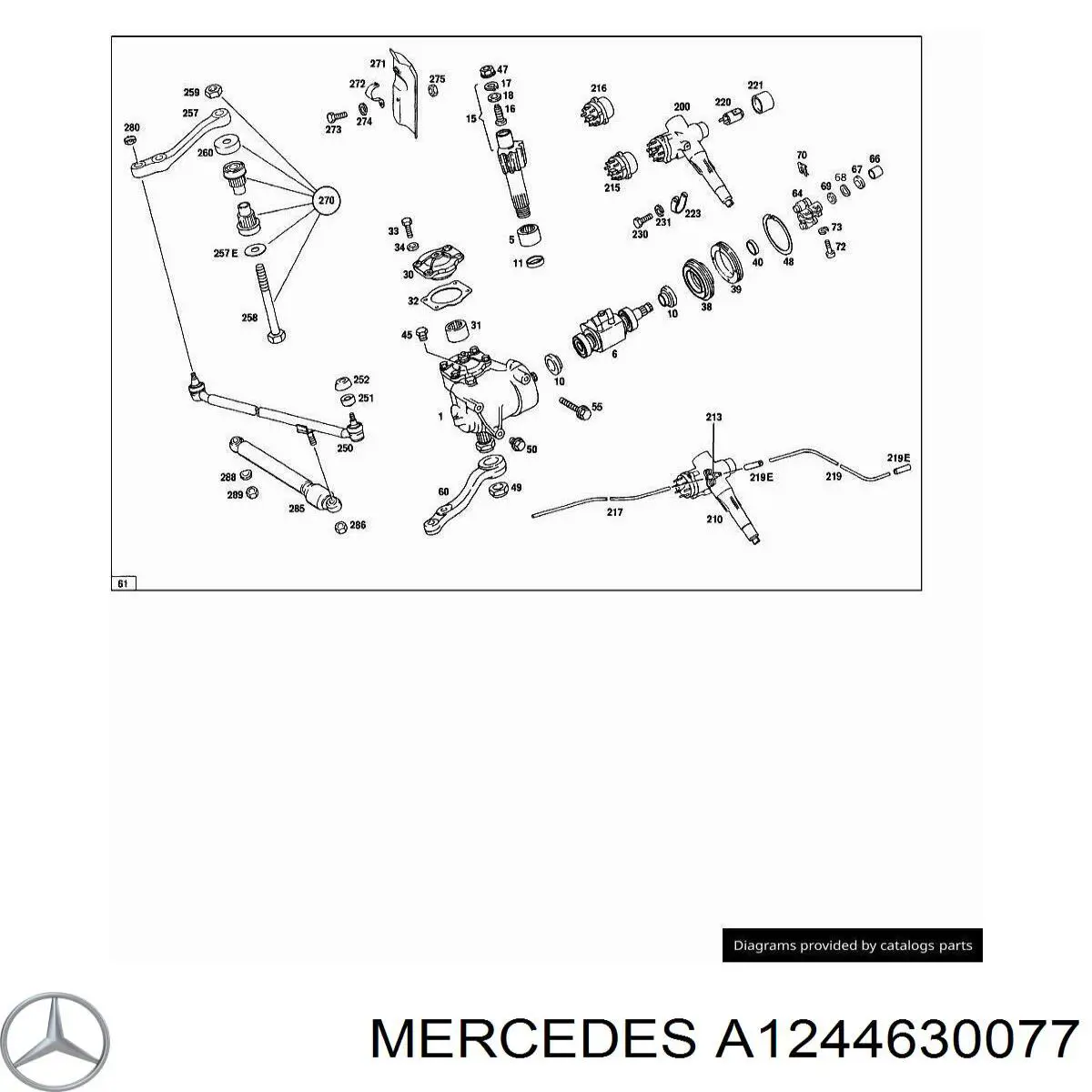  Mercedes A1244630077 precio, desde 12,77 EUR