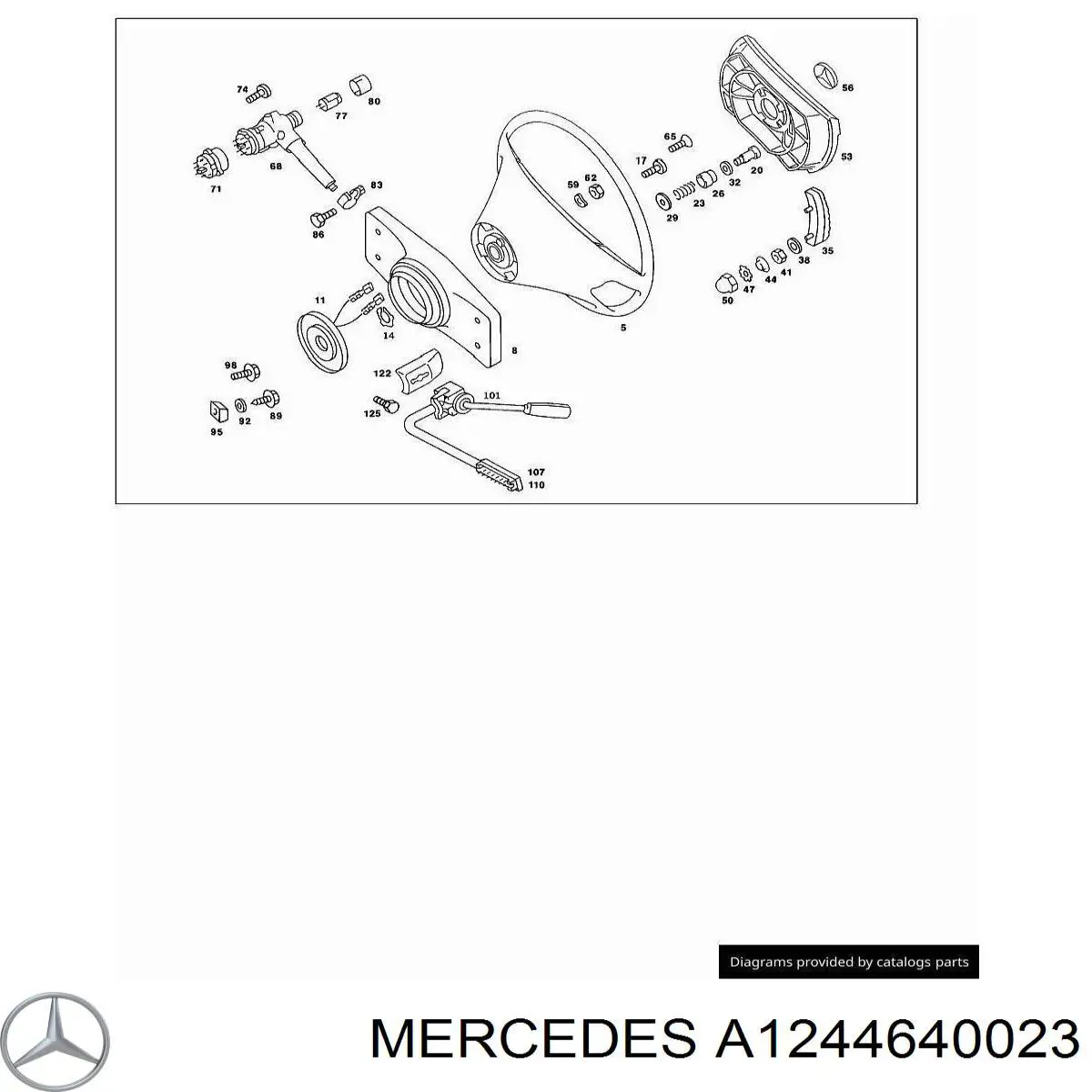  Mercedes A1244640023 precio, desde 4,11 EUR