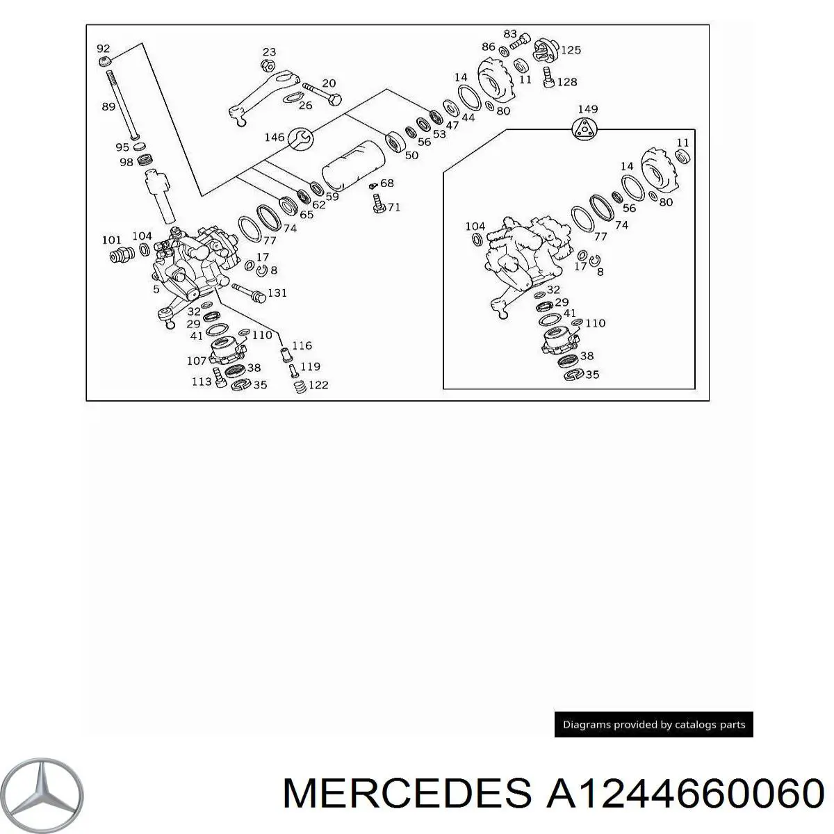  Mercedes A1244660060 precio, desde 8,95 EUR