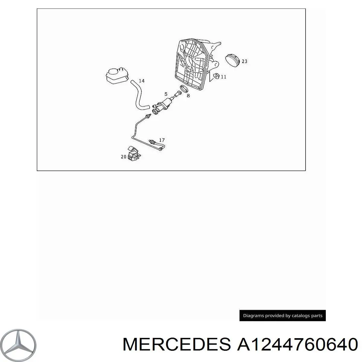  Mercedes A1244760640 precio, desde 6,23 EUR