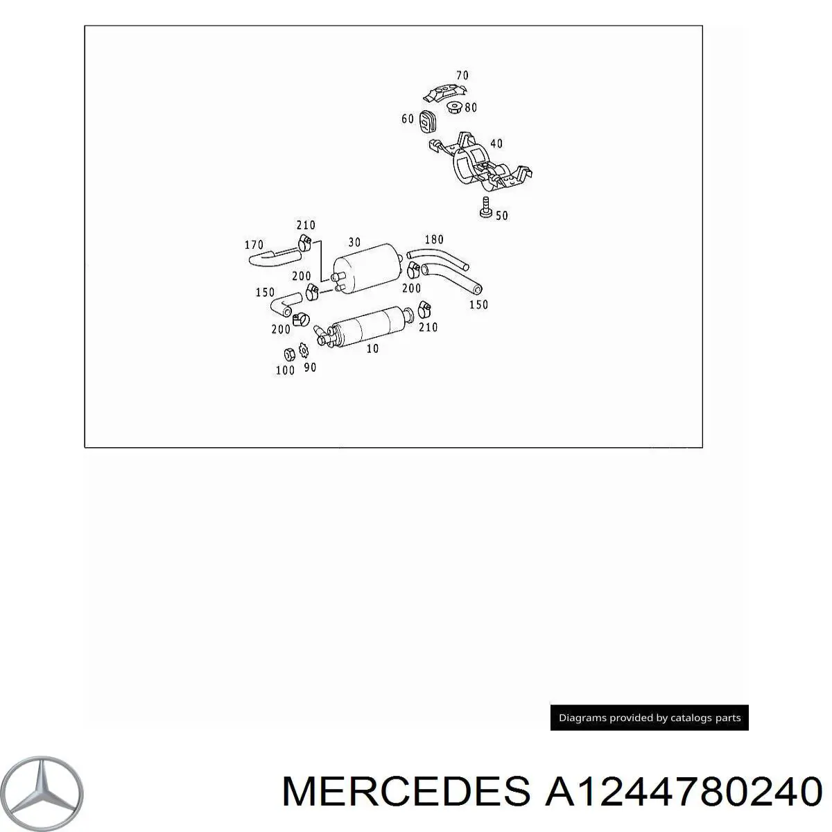  Mercedes A1244780240 precio, desde 9,74 EUR