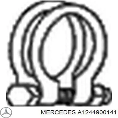Comprar A1244900141 Mercedes Abrazadera de sujeción delantera