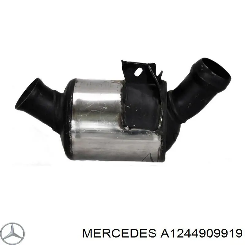 A1244909919 Mercedes Tubo de admisión del silenciador de escape delantero