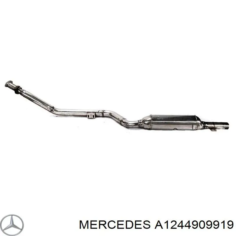 Comprar A1244909919 Mercedes Tubo de admisión del silenciador de escape delantero