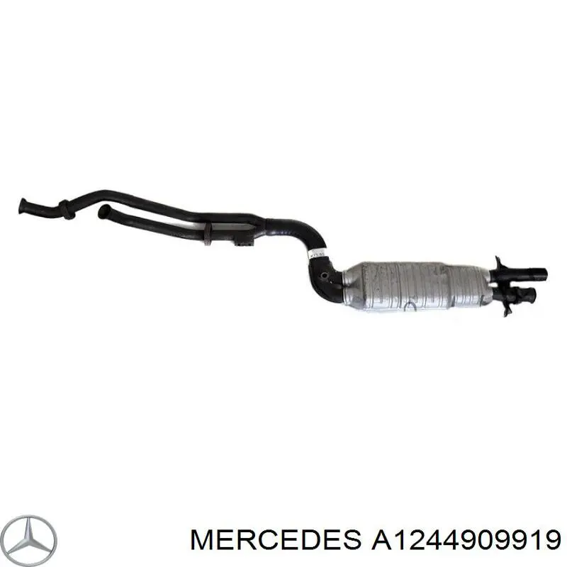 Tubo de escape delantero Mercedes A1244909919 precio, desde 3413,61 EUR