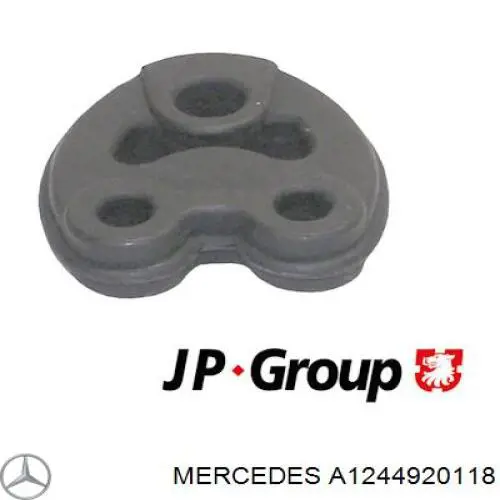 Almohadilla de tope silenciador Mercedes A1244920118 precio, desde 5,14 EUR