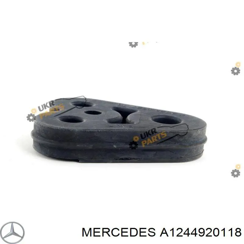 A1244920118 Mercedes soporte, silenciador