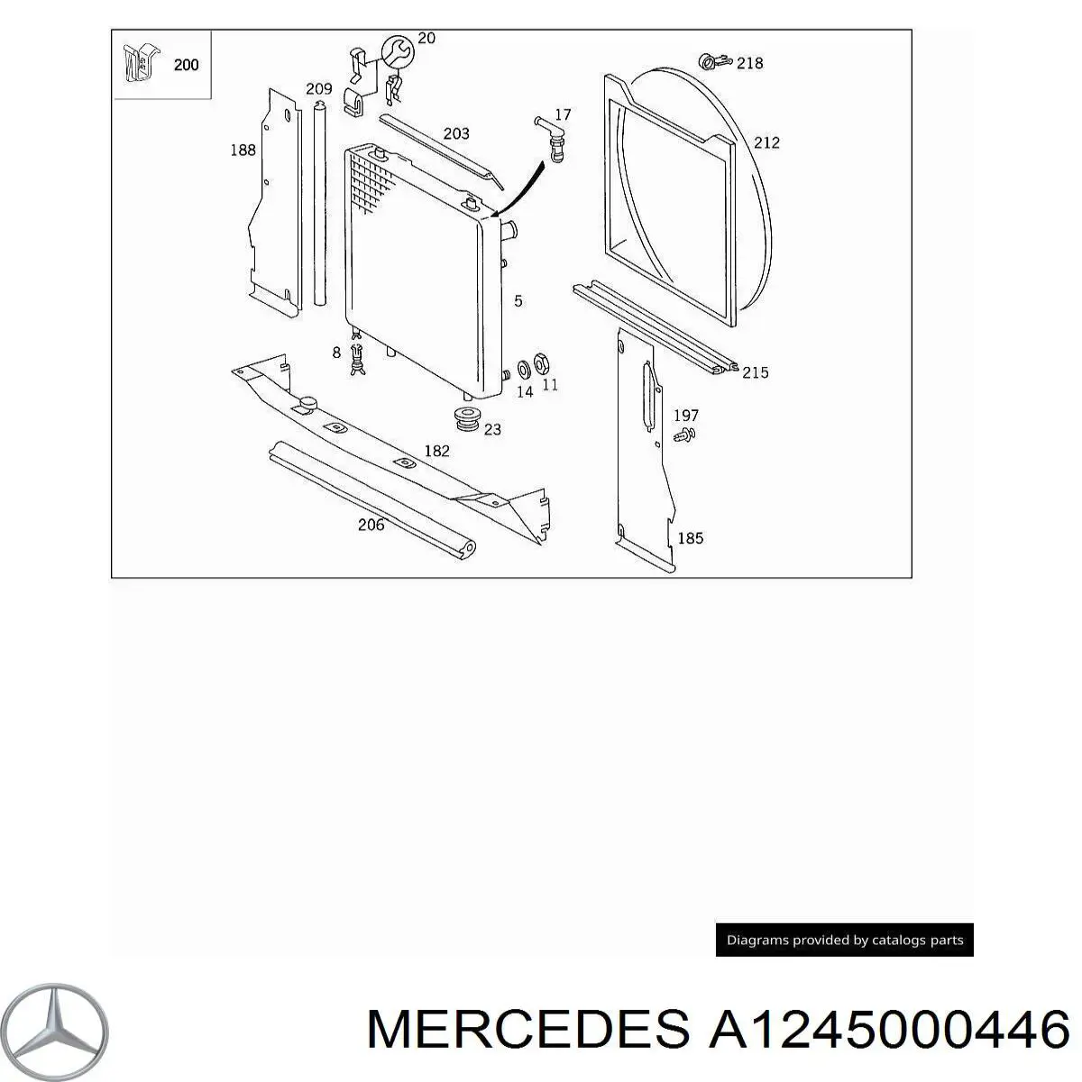 A1245000446 Mercedes