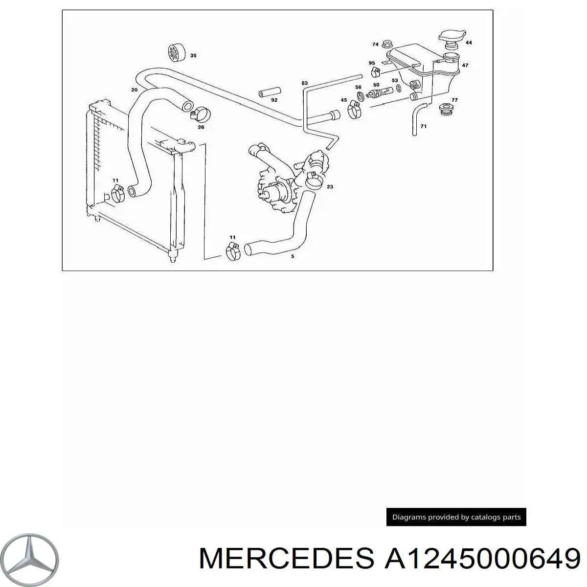 Comprar A1245000649 Mercedes Deposito expansion