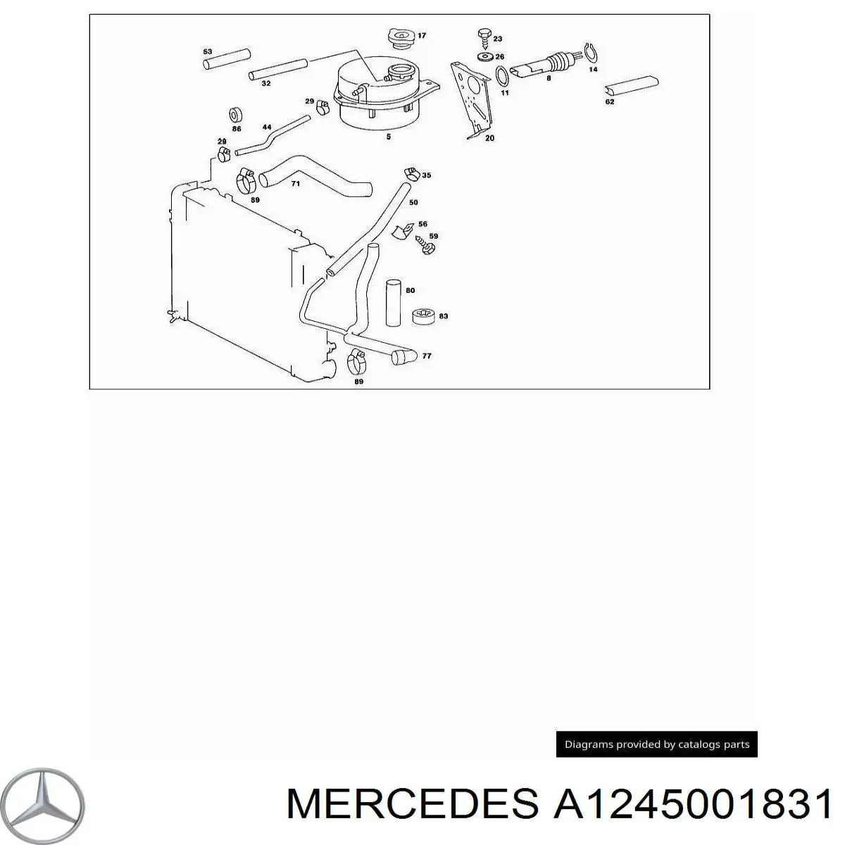 A1245001831 Mercedes