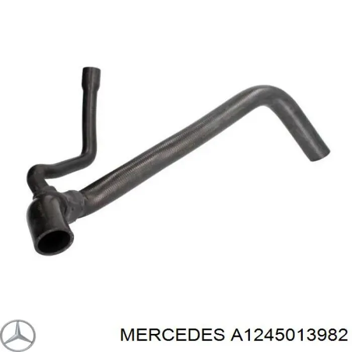 A124501398264 Mercedes manguera refrigerante para radiador inferiora