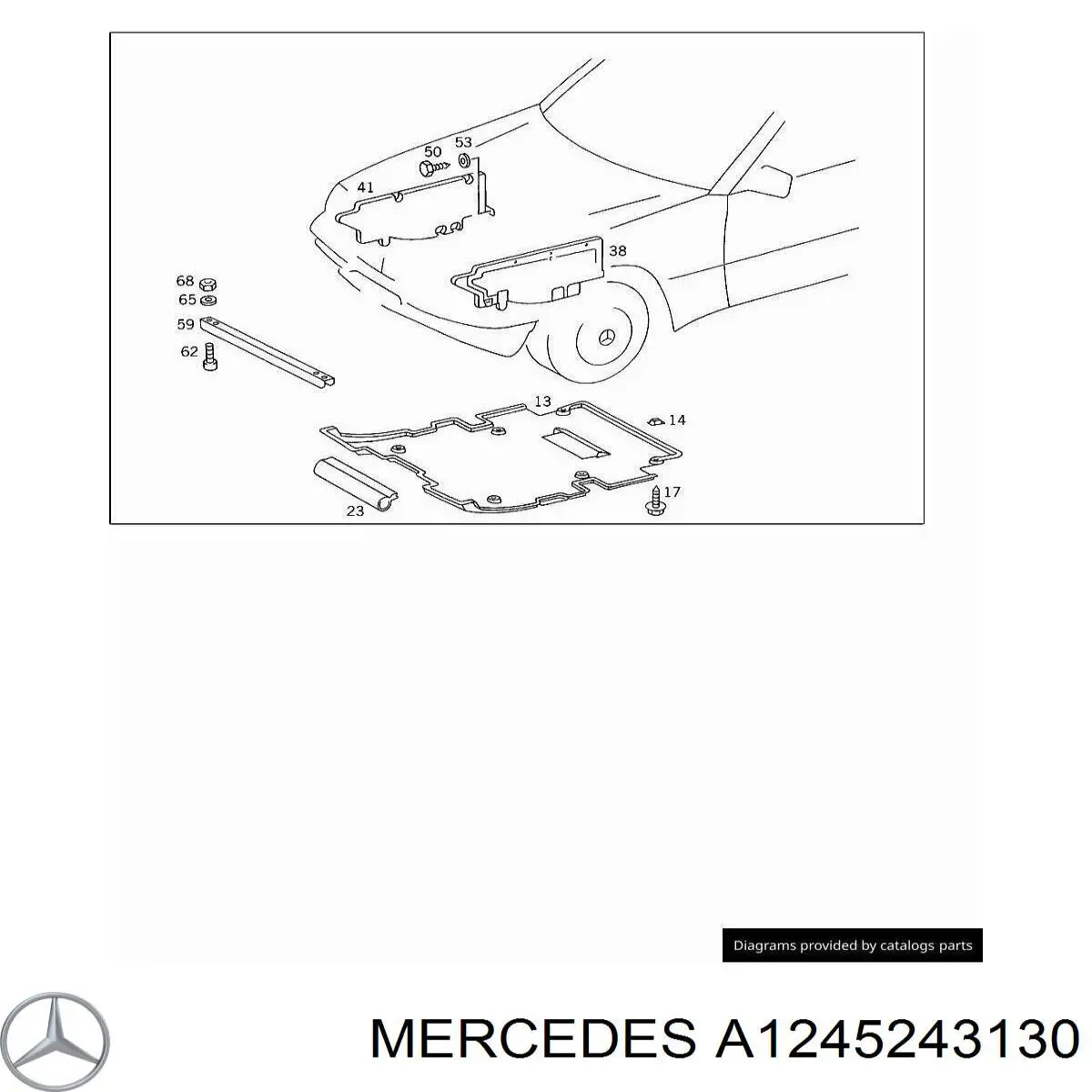 Protección de cárter Mercedes A1245243130 precio, desde 189,99 EUR