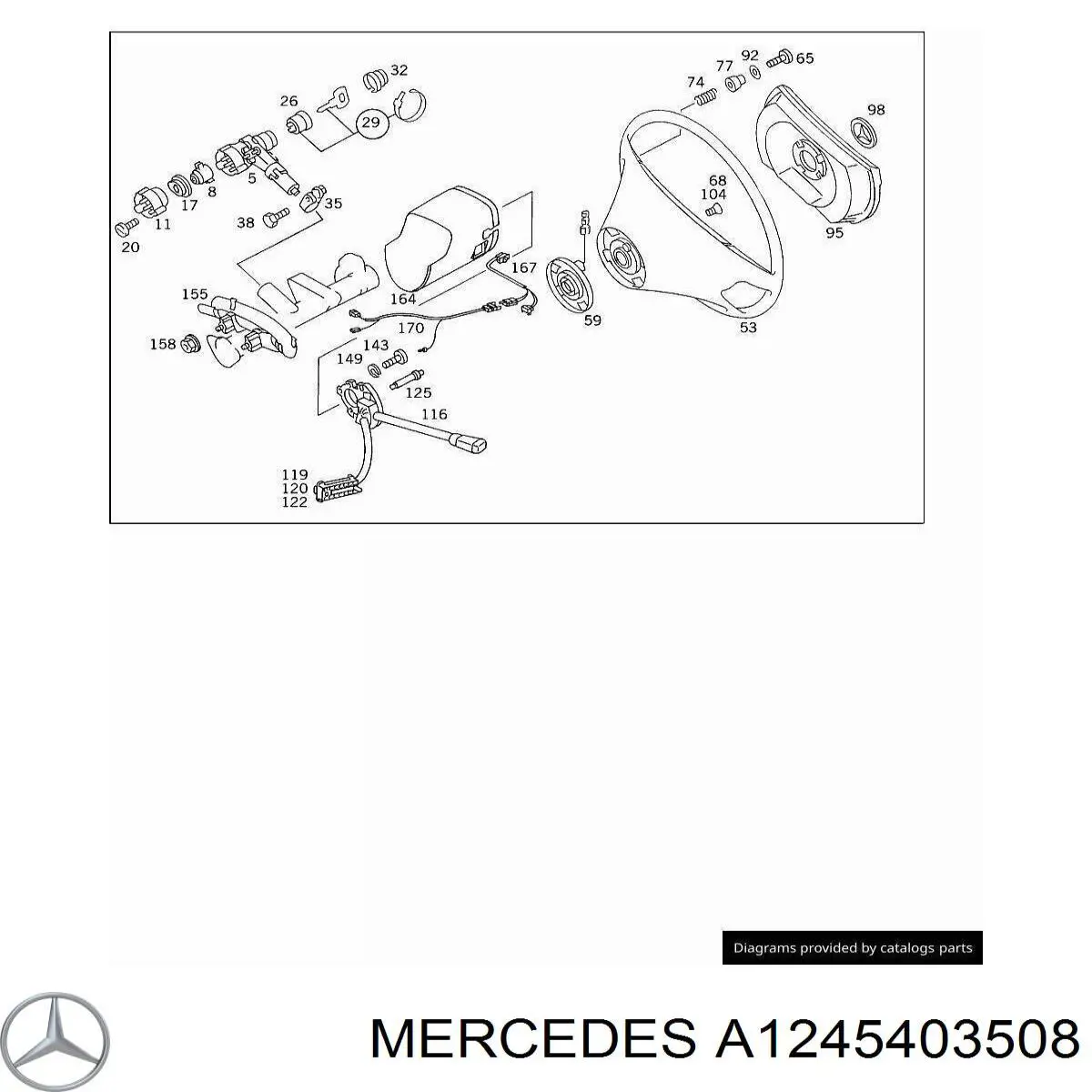  Mercedes A1245403508 precio, desde 80,84 EUR