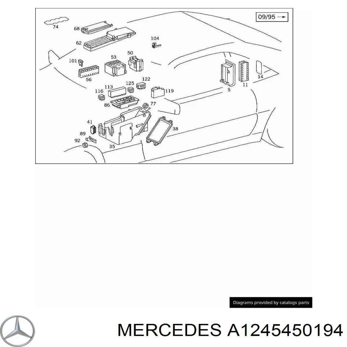 A1245450194 Mercedes 