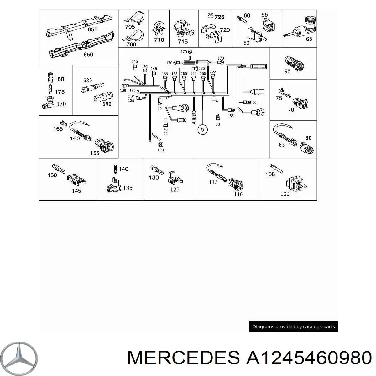 Mercedes A1245460980 precio, desde 135,29 EUR