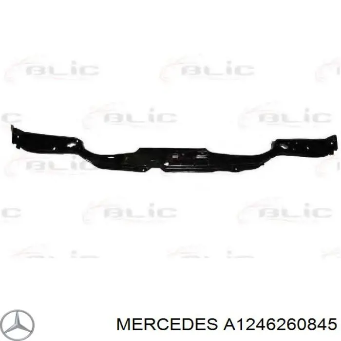 A1246260845 Mercedes soporte de radiador derecha (panel de montaje para foco)