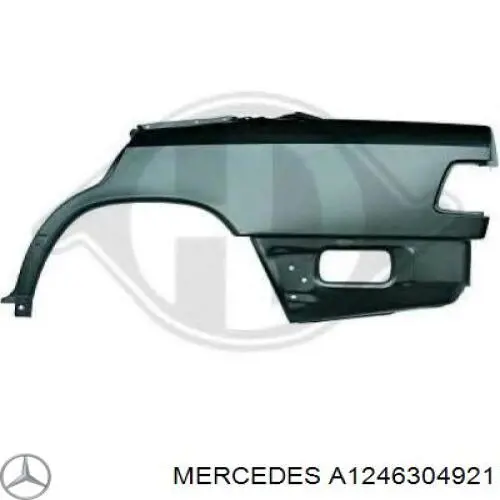 Aleta trasera izquierda Mercedes A1246304921 precio, desde 152,10 EUR