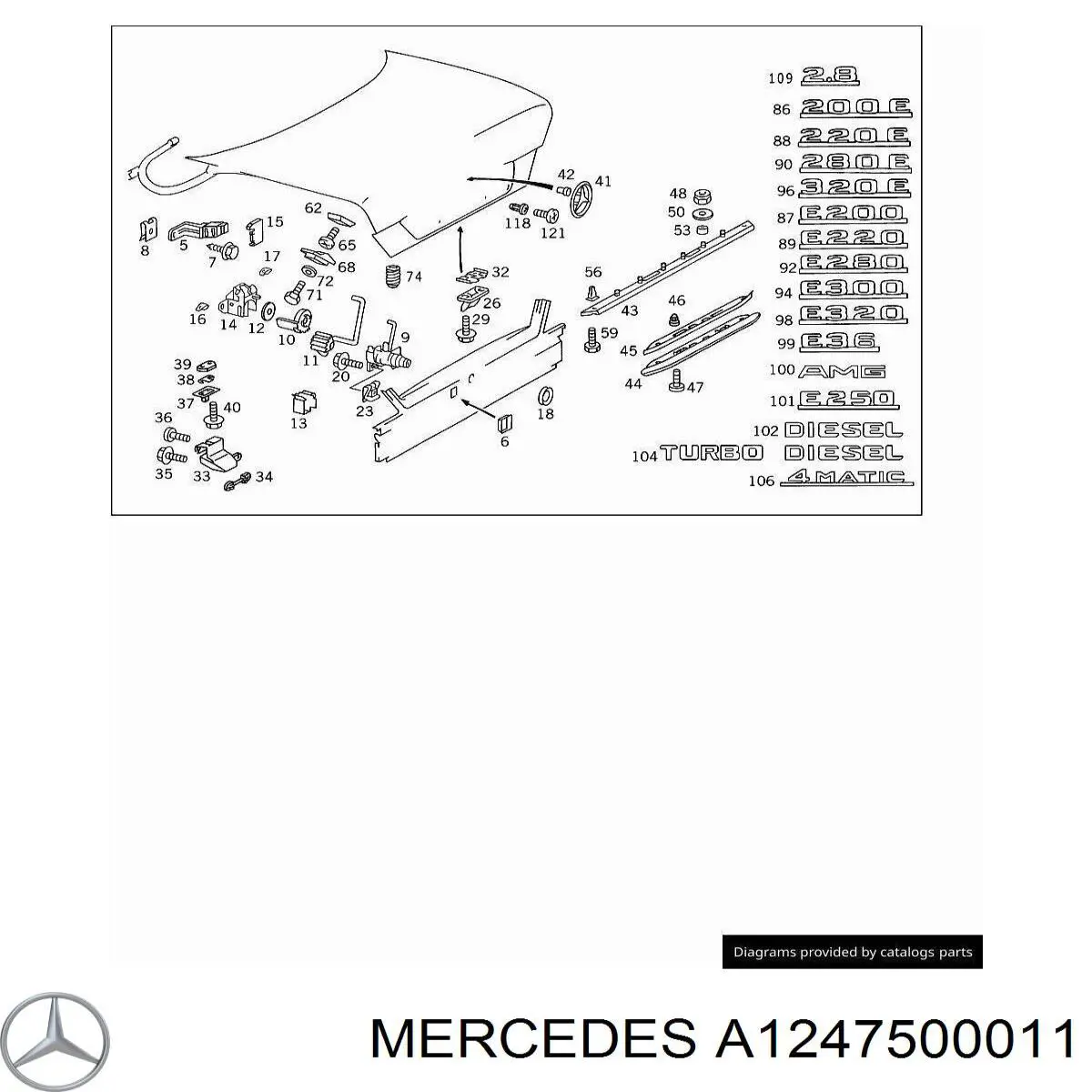 A1247500011 Mercedes