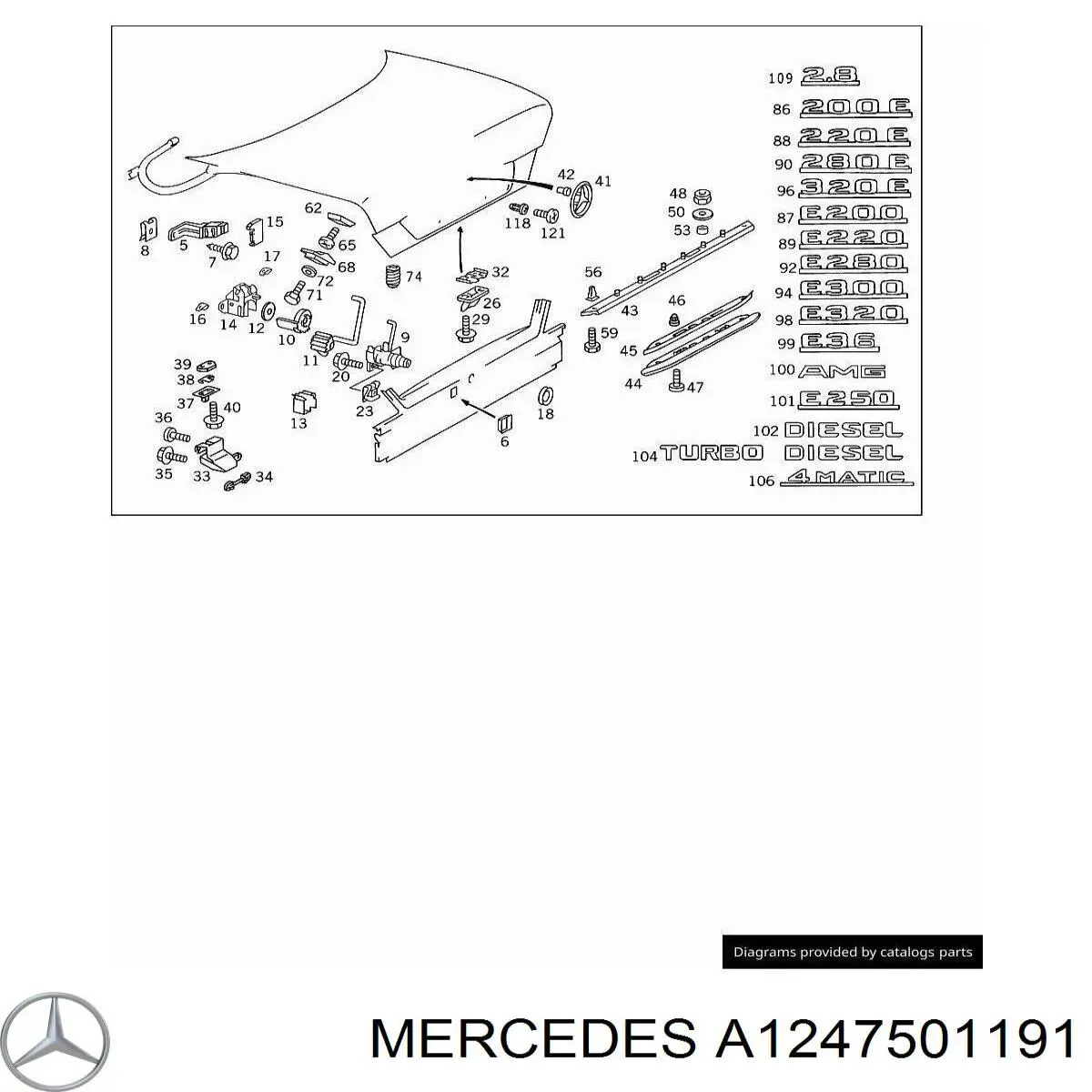 A1247501191 Mercedes 