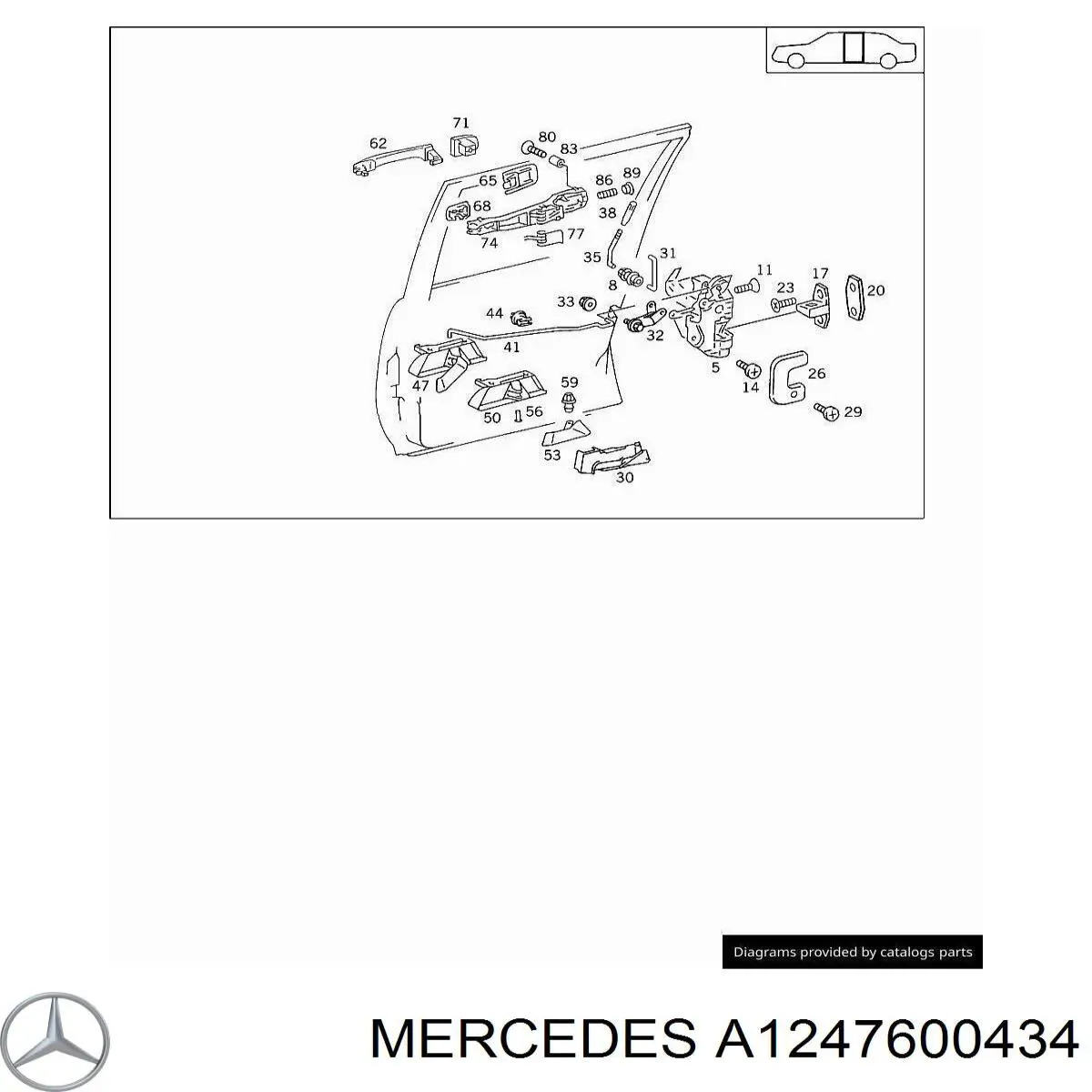  Mercedes A1247600434 precio, desde 46,46 EUR