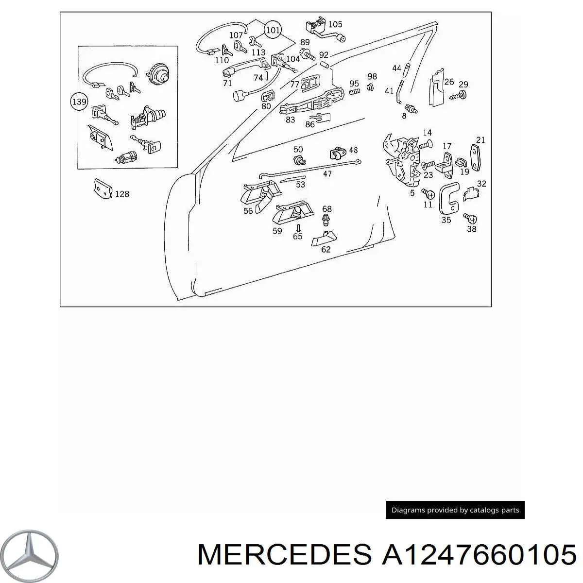  Mercedes A1247660105 precio, desde  