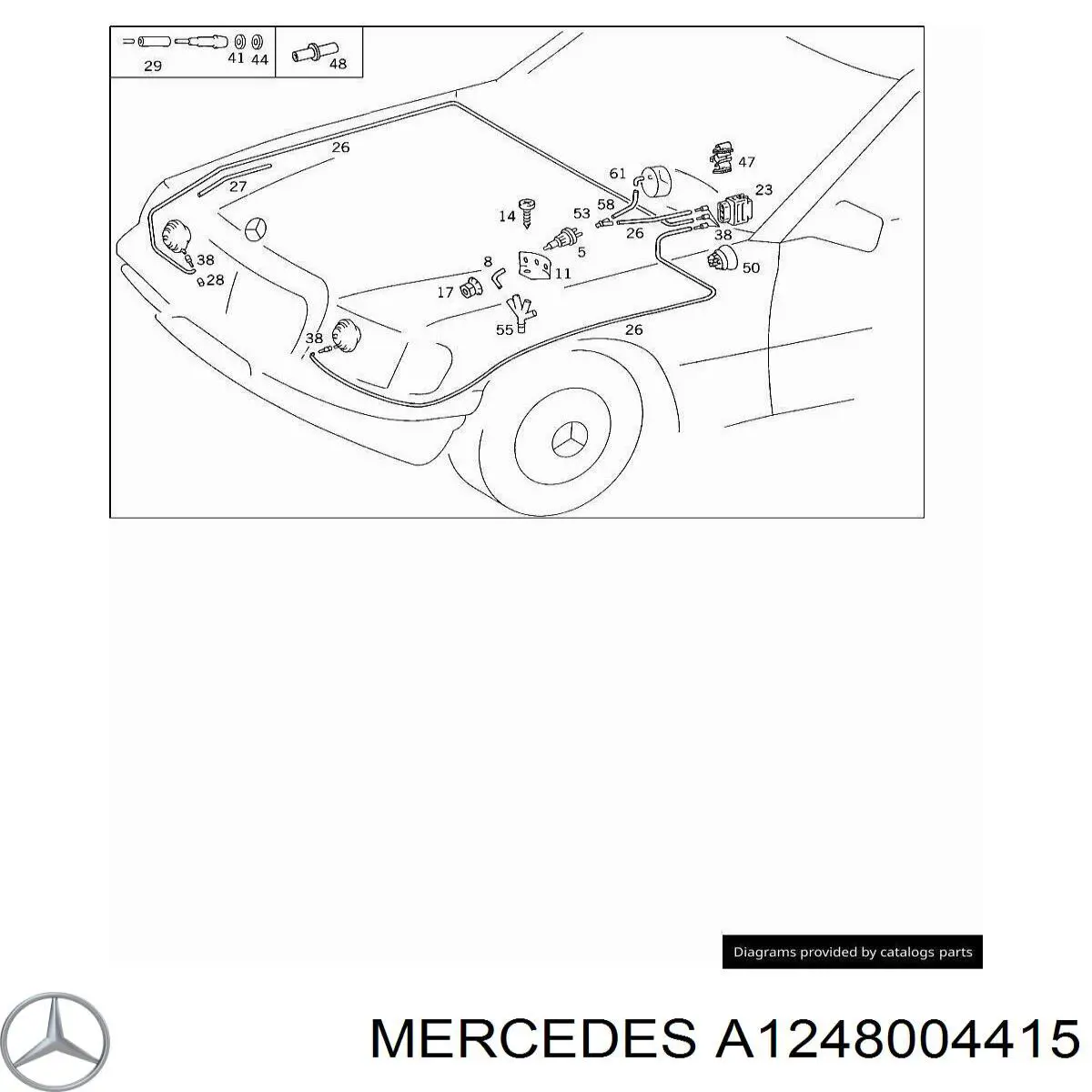  Mercedes A1248004415 precio, desde 42,00 EUR