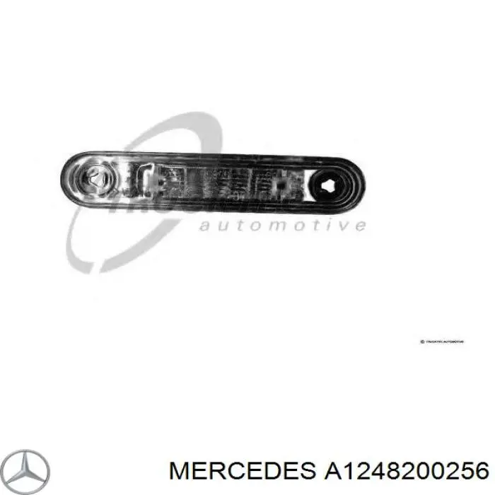 A1248200256 Mercedes Luz de matricula