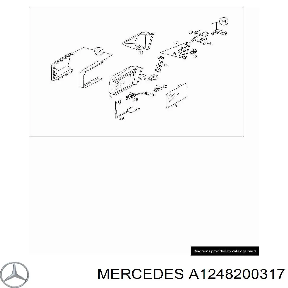  Mercedes A1248200317 precio, desde 48,62 EUR