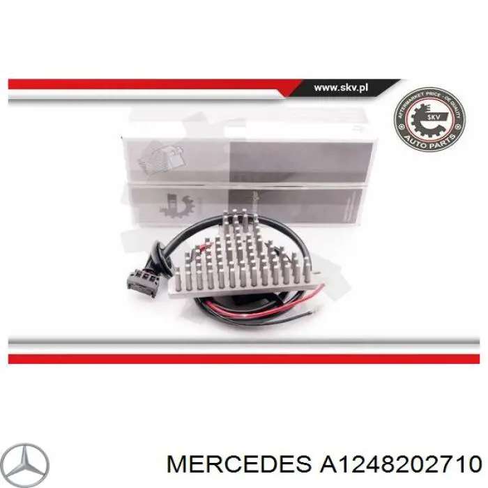 A1248202710 Mercedes resistencia de calefacción