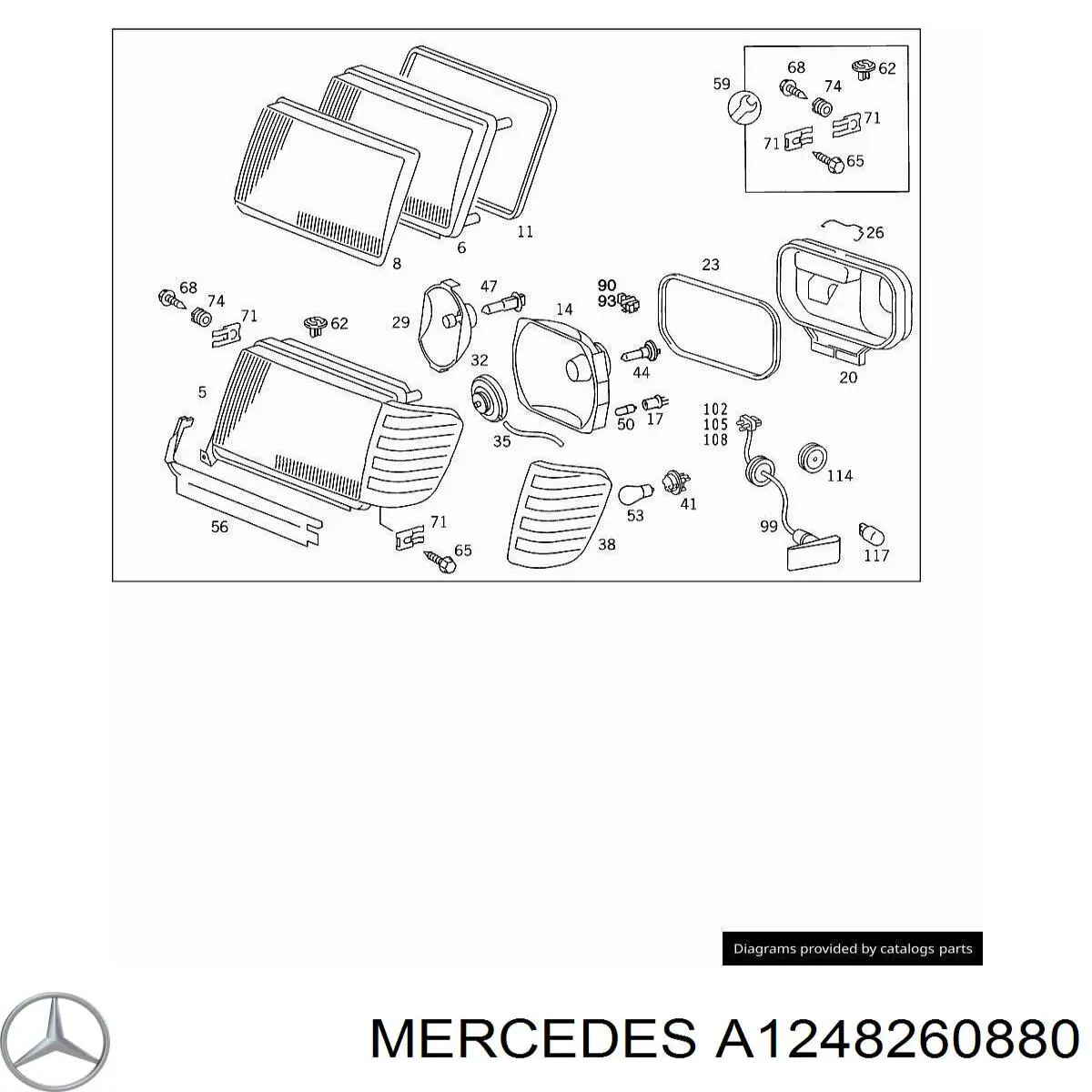  Mercedes A0018263280 precio, desde 44,35 EUR