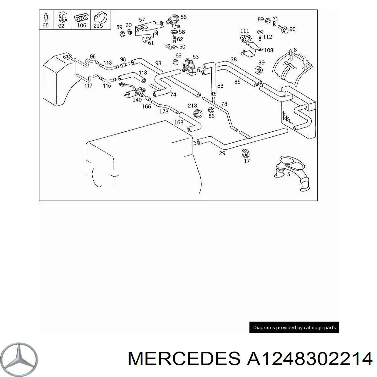 A1248302214 Mercedes 