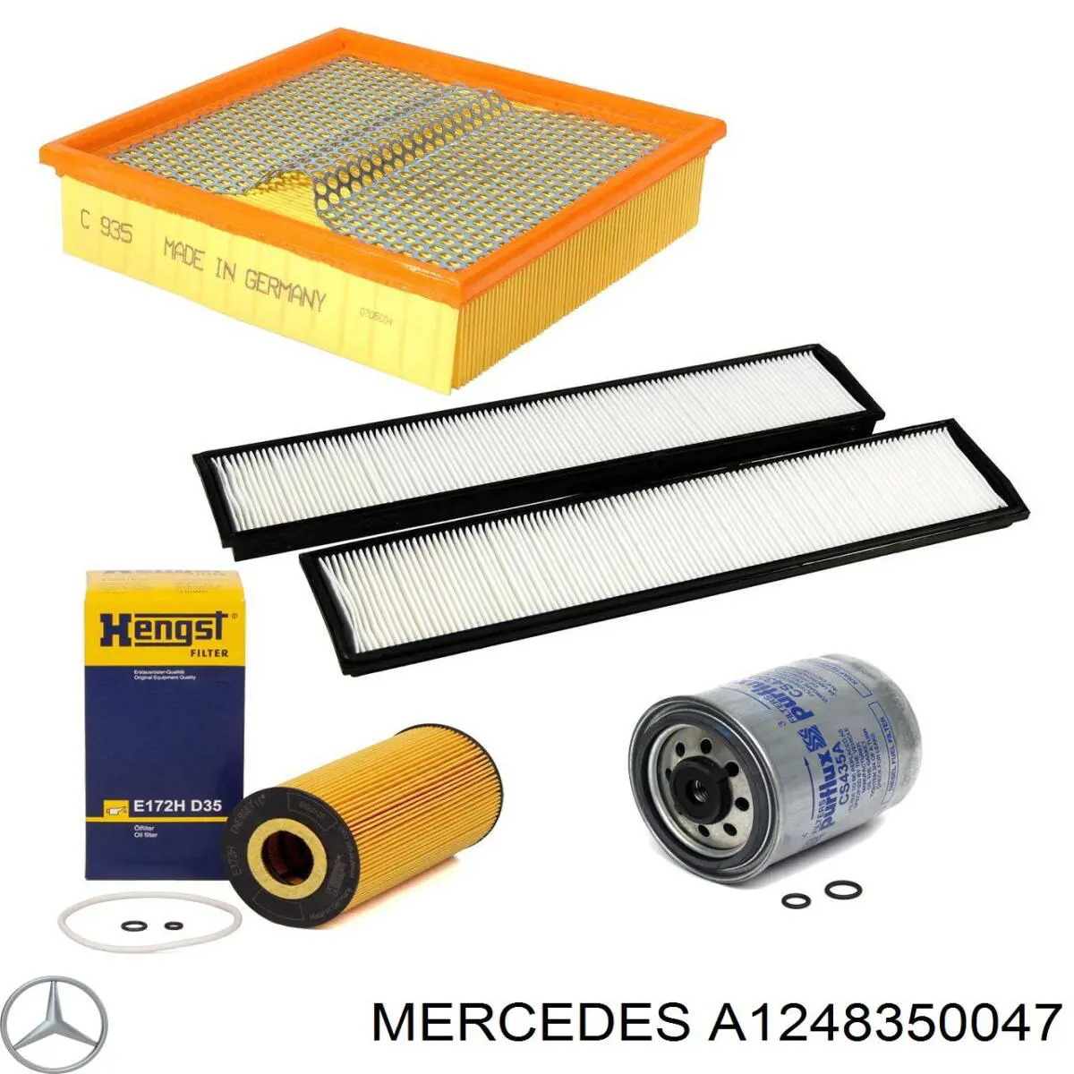 Filtro de cabina Mercedes A1248350047 precio, desde 21,47 EUR