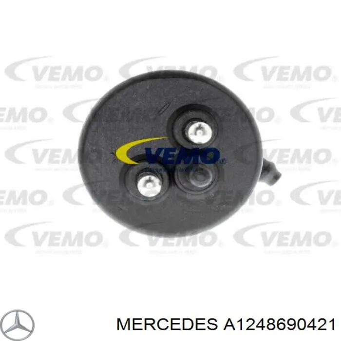 Bomba de agua limpiaparabrisas, delantera Mercedes A1248690421 precio, desde 4,69 EUR