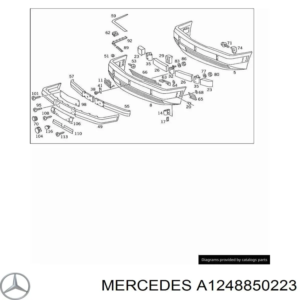  Mercedes A1248850223 precio, desde  