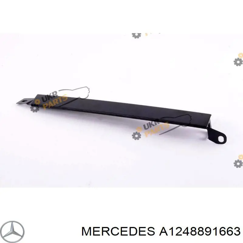 Listón del faro derecho Mercedes A1248891663