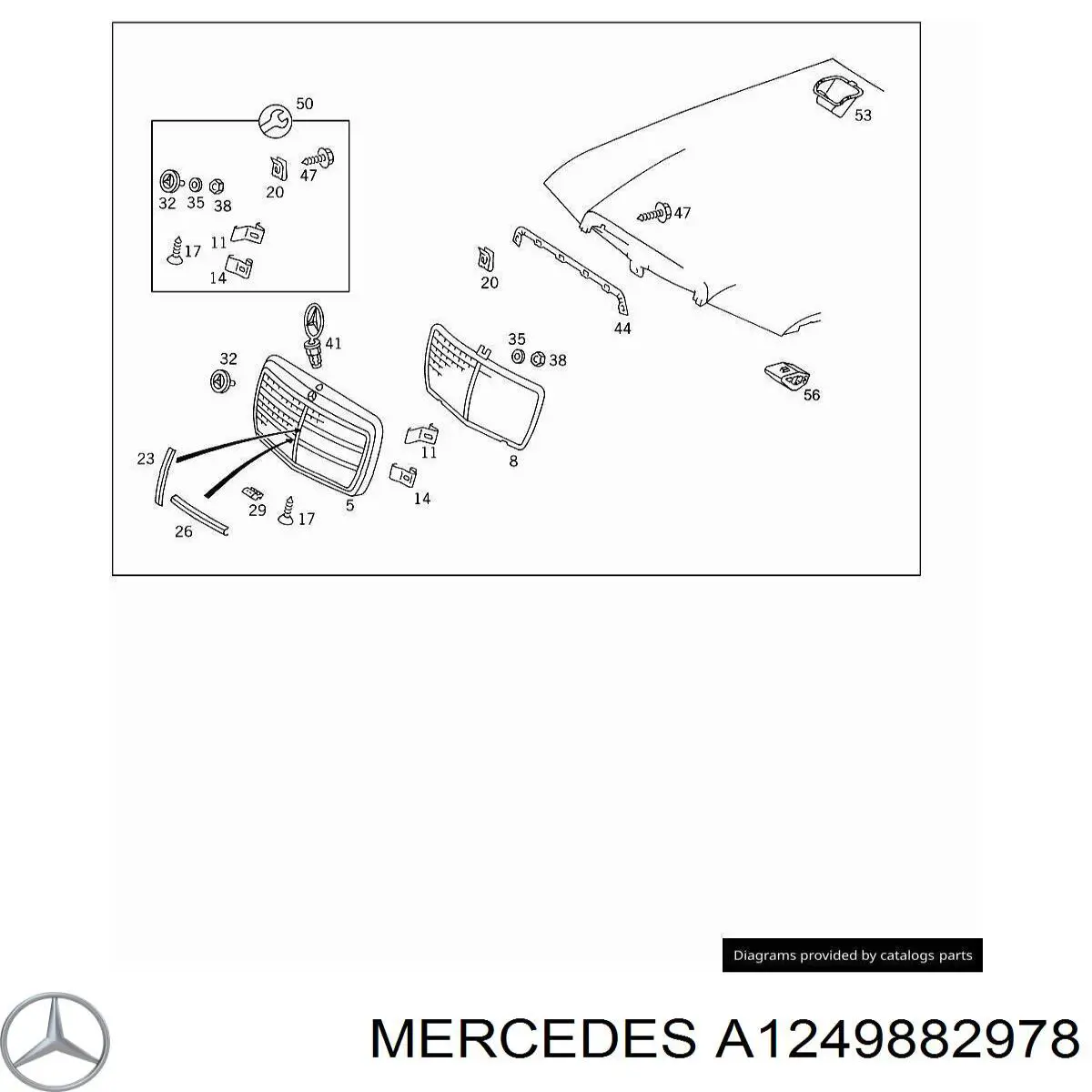  Mercedes A1249882978 precio, desde 5,02 EUR