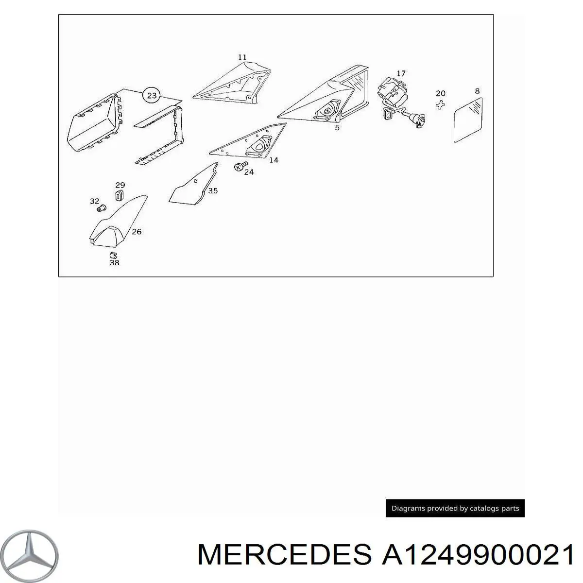 A1249900021 Mercedes 