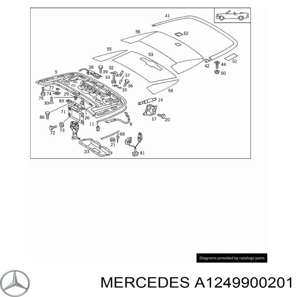  Mercedes A1249900201 precio, desde 11,80 EUR
