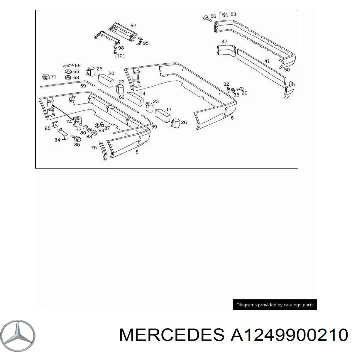  Mercedes A1249900210 precio, desde 7,12 EUR