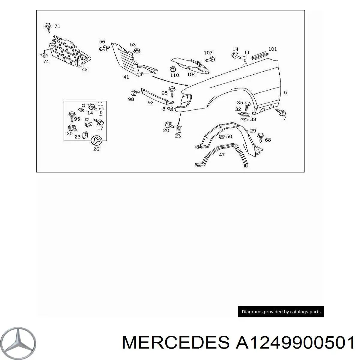 A1249900501 Mercedes