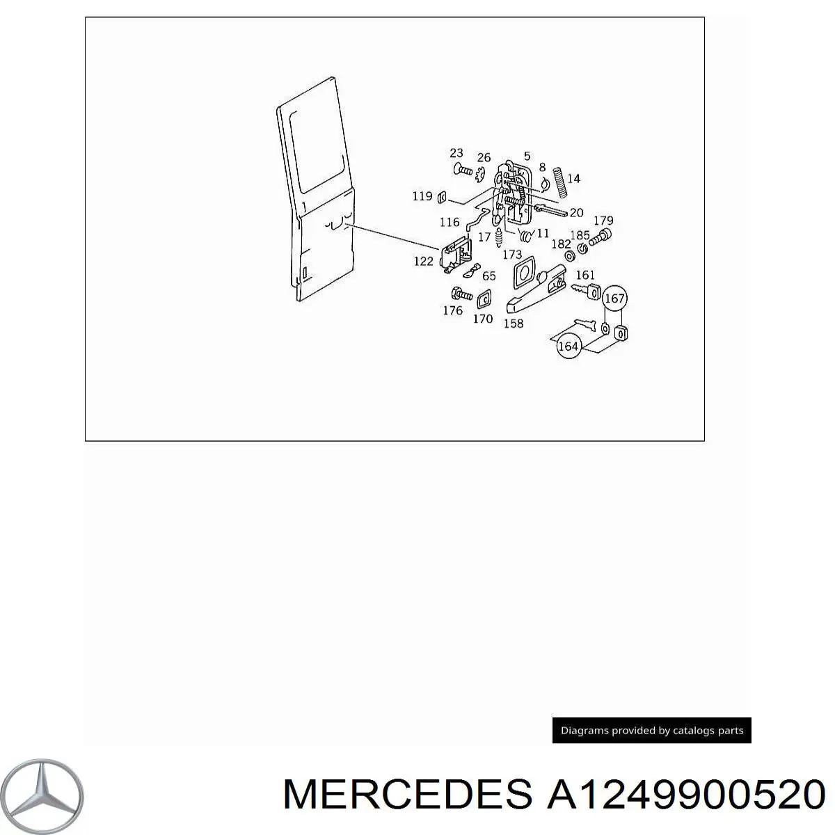  Mercedes A1249900520 precio, desde 10,68 EUR