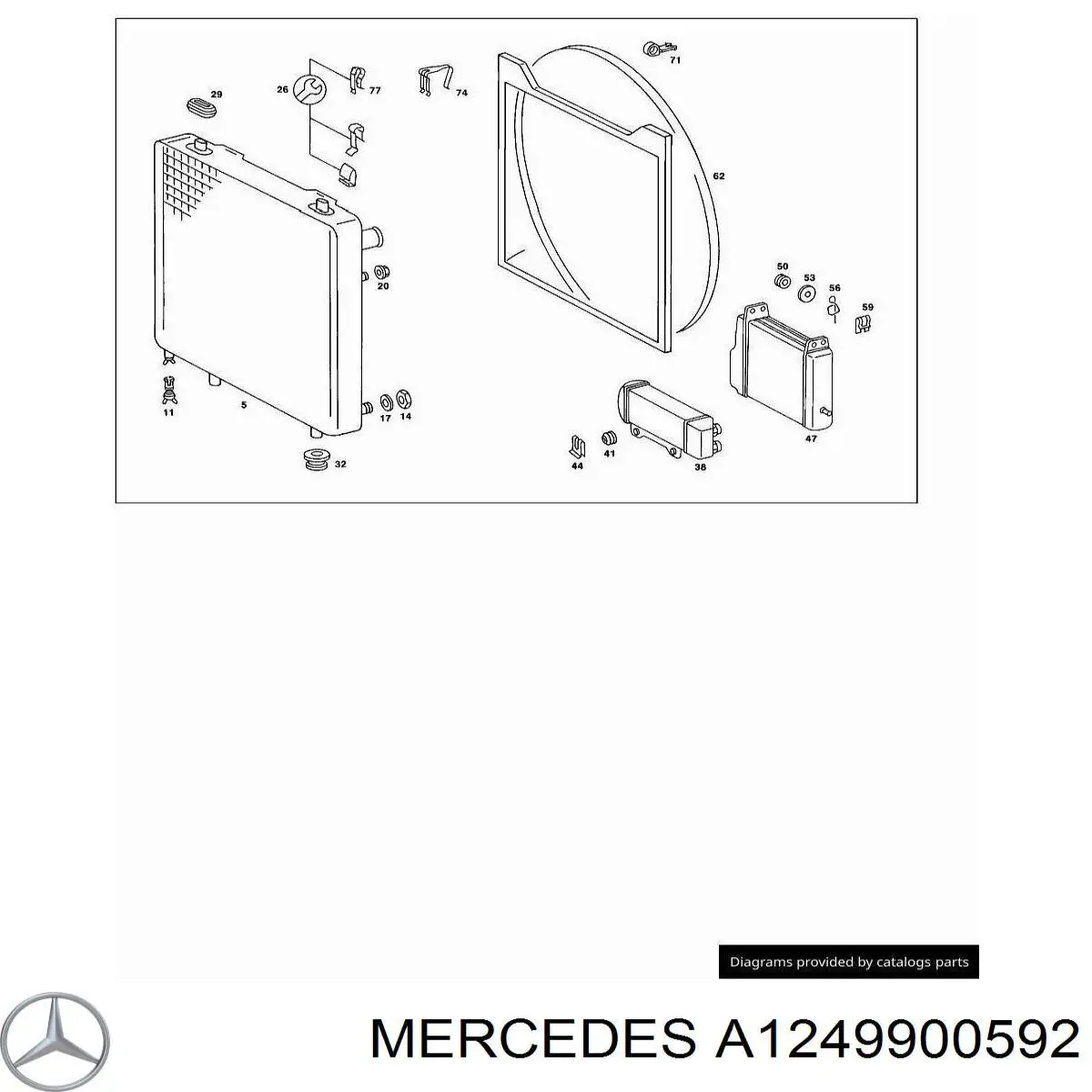 Pistón de fijación del revestimiento de la puerta Mercedes A1249900592 precio, desde 2,12 EUR