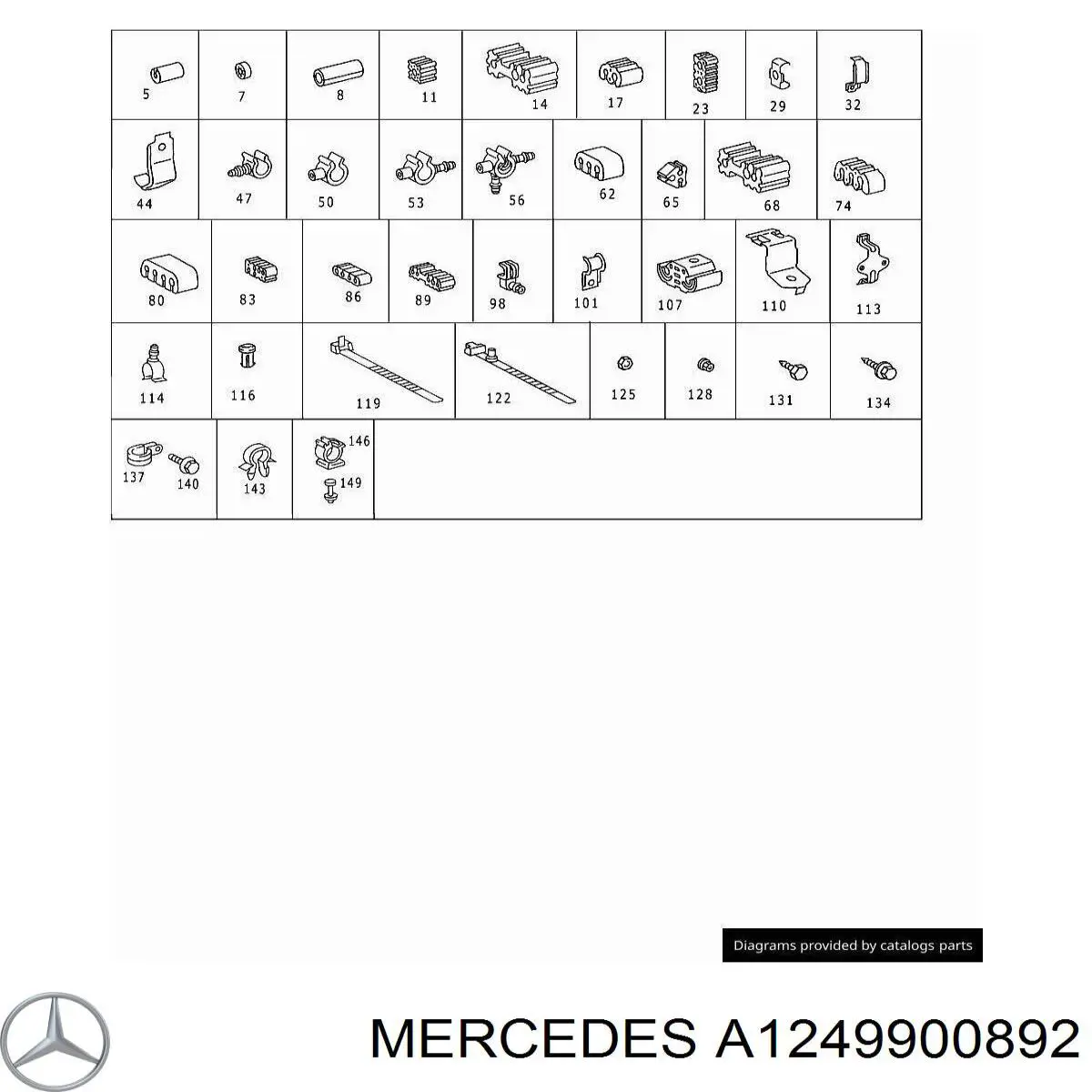 A1249900892 Mercedes 