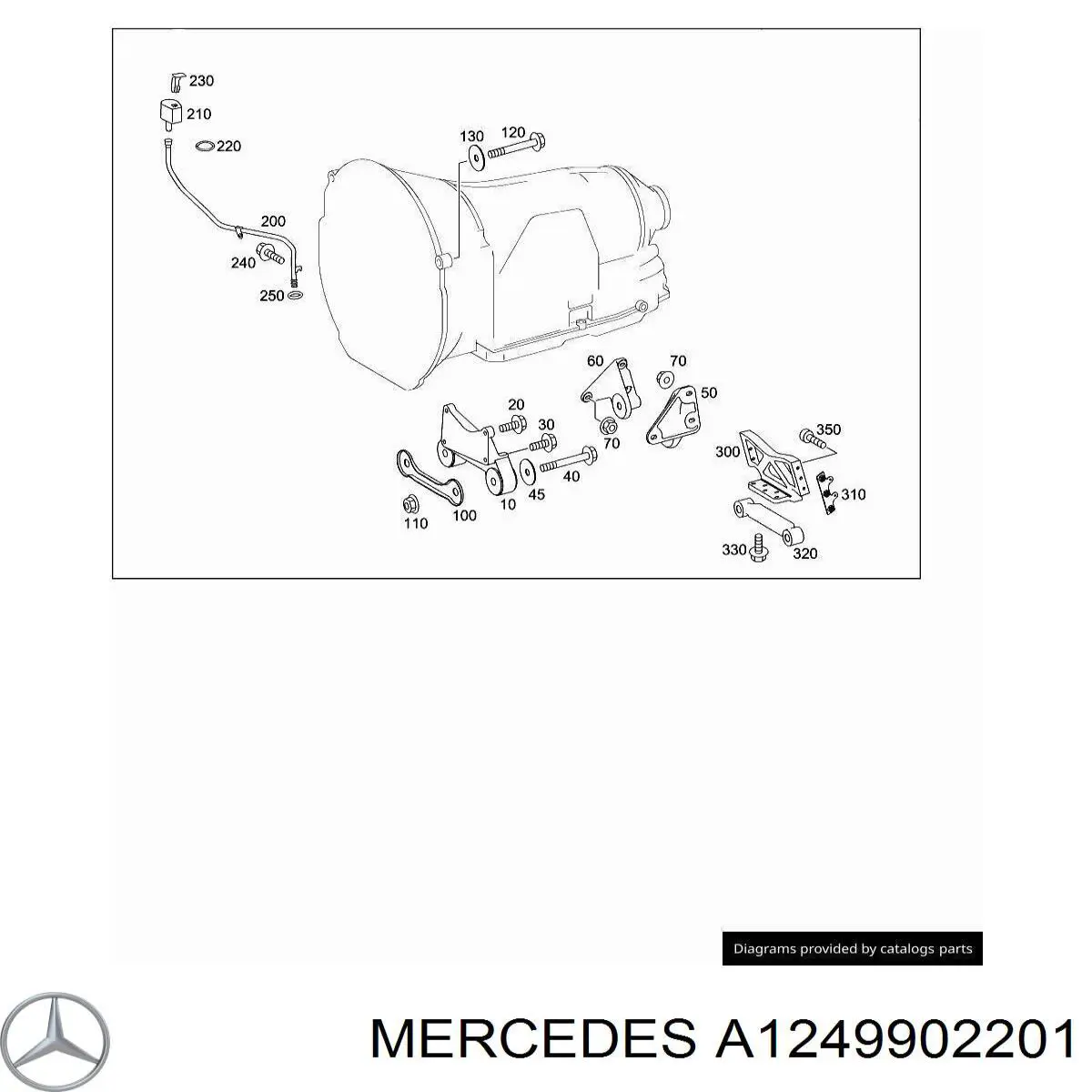  Mercedes A1249902201 precio, desde 13,28 EUR