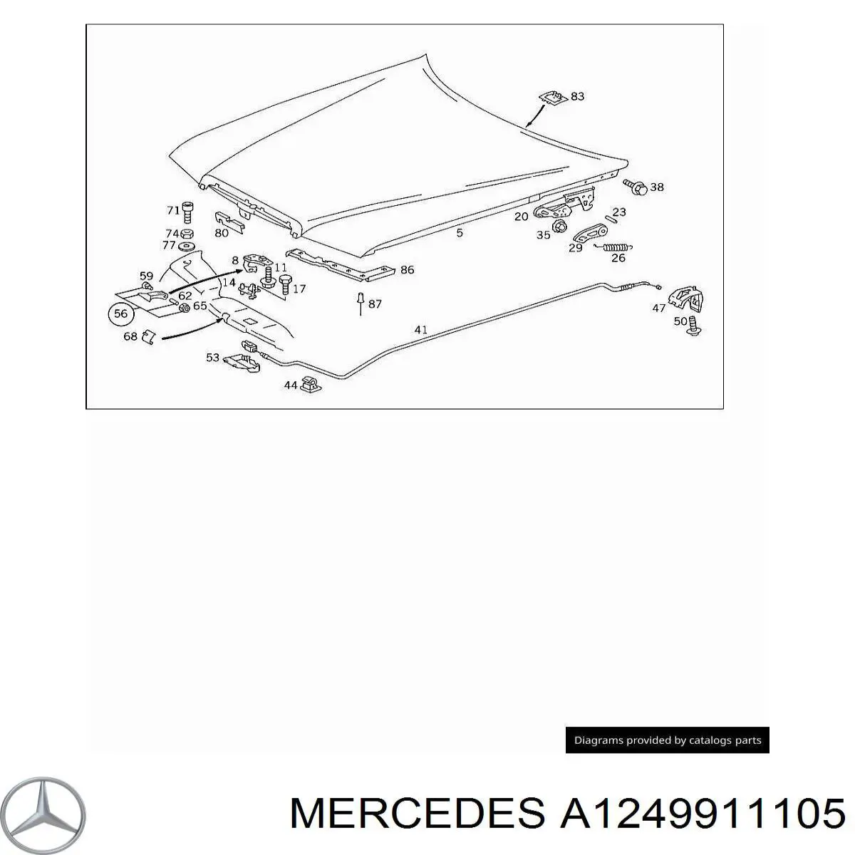 Mercedes A1249911105 precio, desde 14,01 EUR