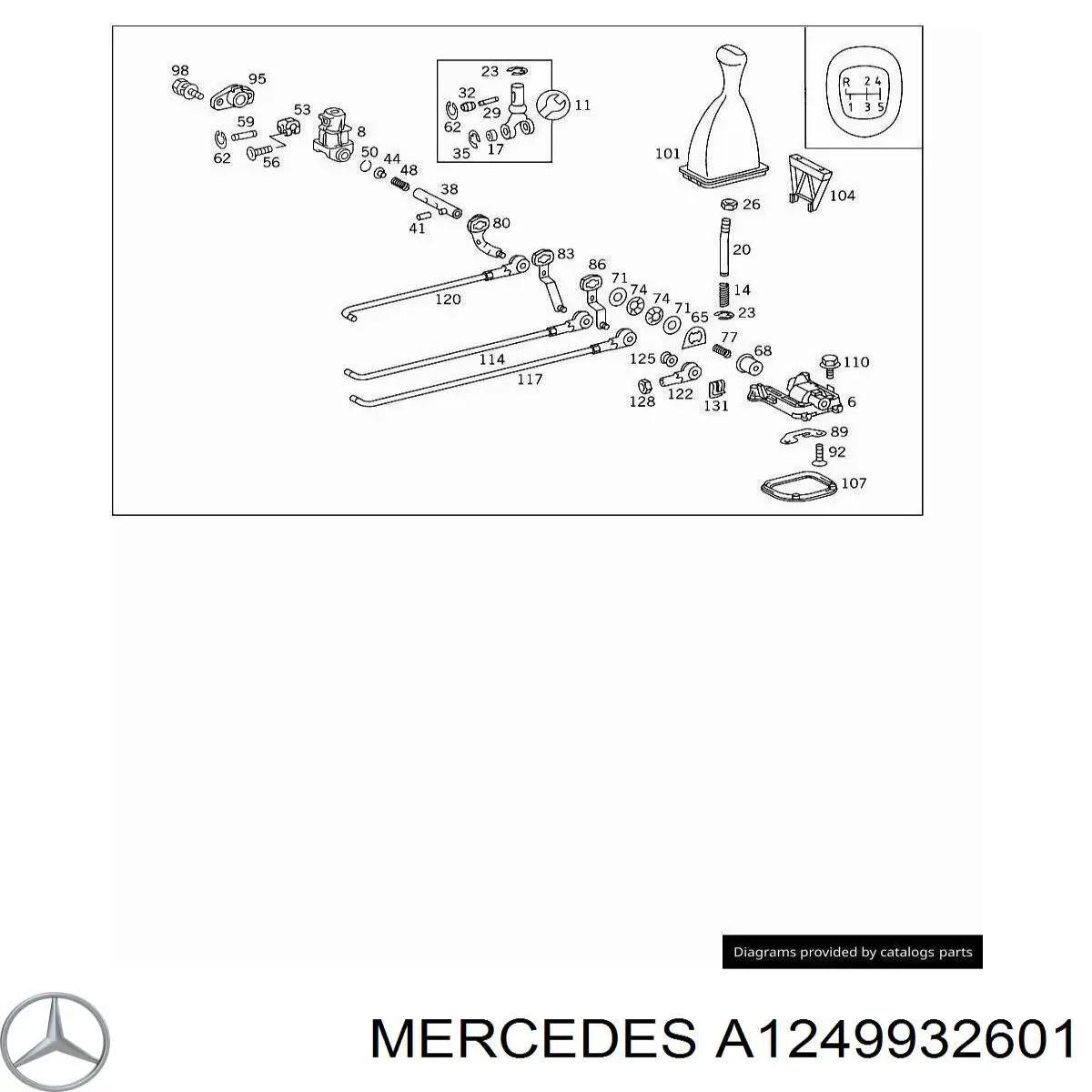  Mercedes A1249932601 precio, desde 7,80 EUR
